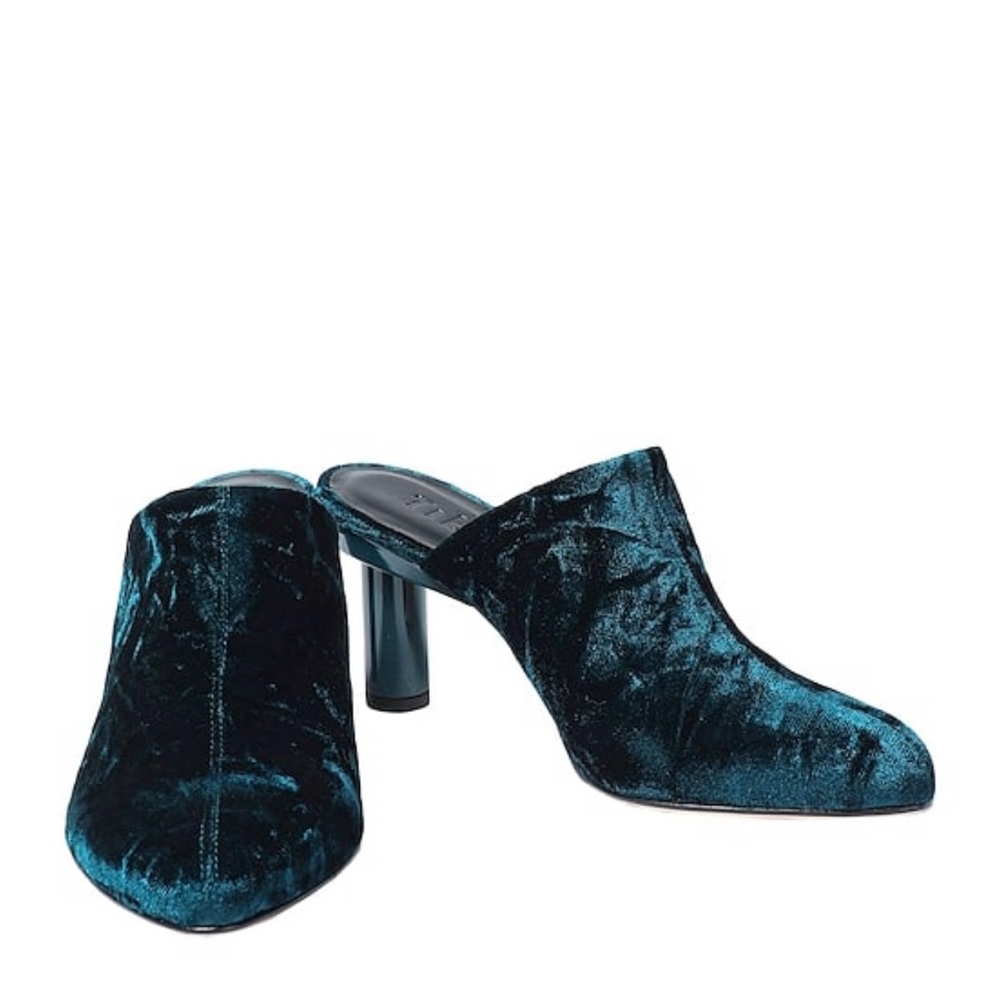TIBI Velvet Mules